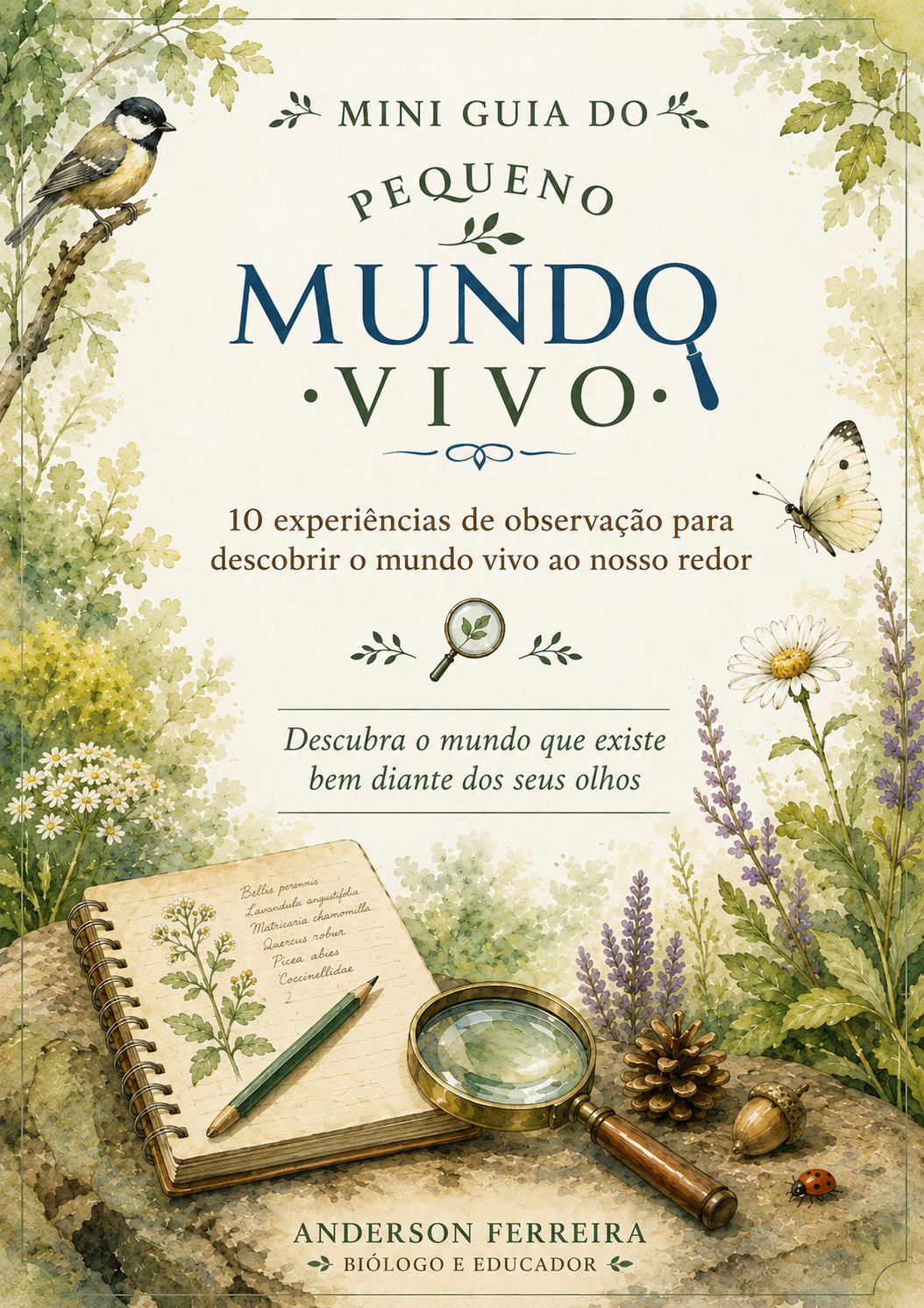 Capa do Mini Guia do Pequeno Mundo Vivo